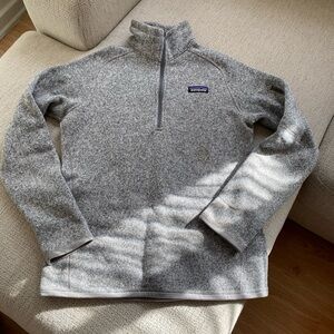 Patagonia Better Sweater 1/4 Zip Fleece in Gray